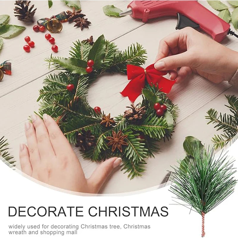 Artificial Pine Needle Branches for Home Decor