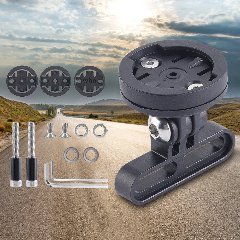 Adjustable Angle Bike Computer Mount for Outdoor Sports