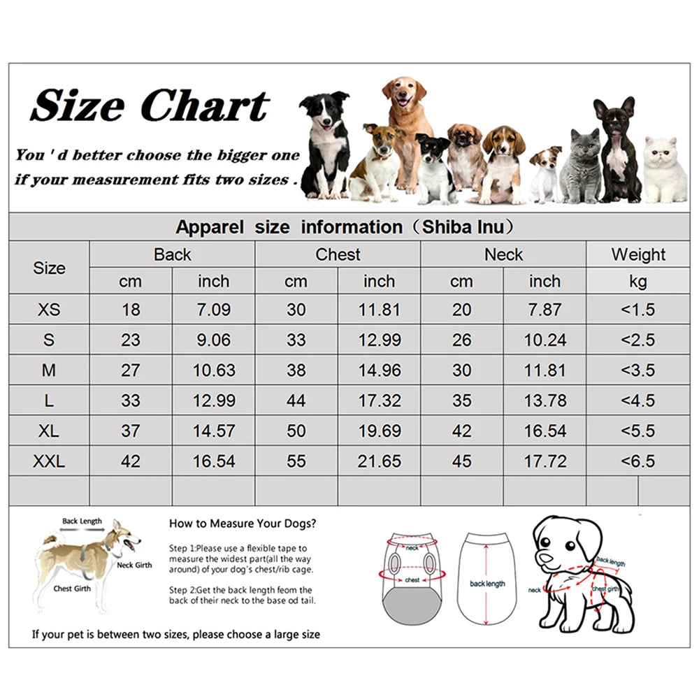 Warm Dog Jacket with Harness for Winter Hiking