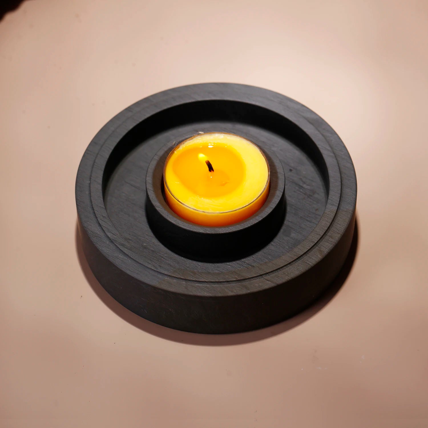 Stylish Glass Candlestick Holders with Stone Base - Perfect for Home & Weddings