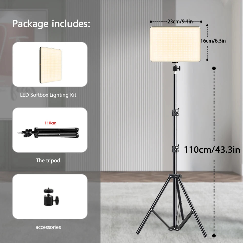 LED Video Lights for Photography and Live Streaming