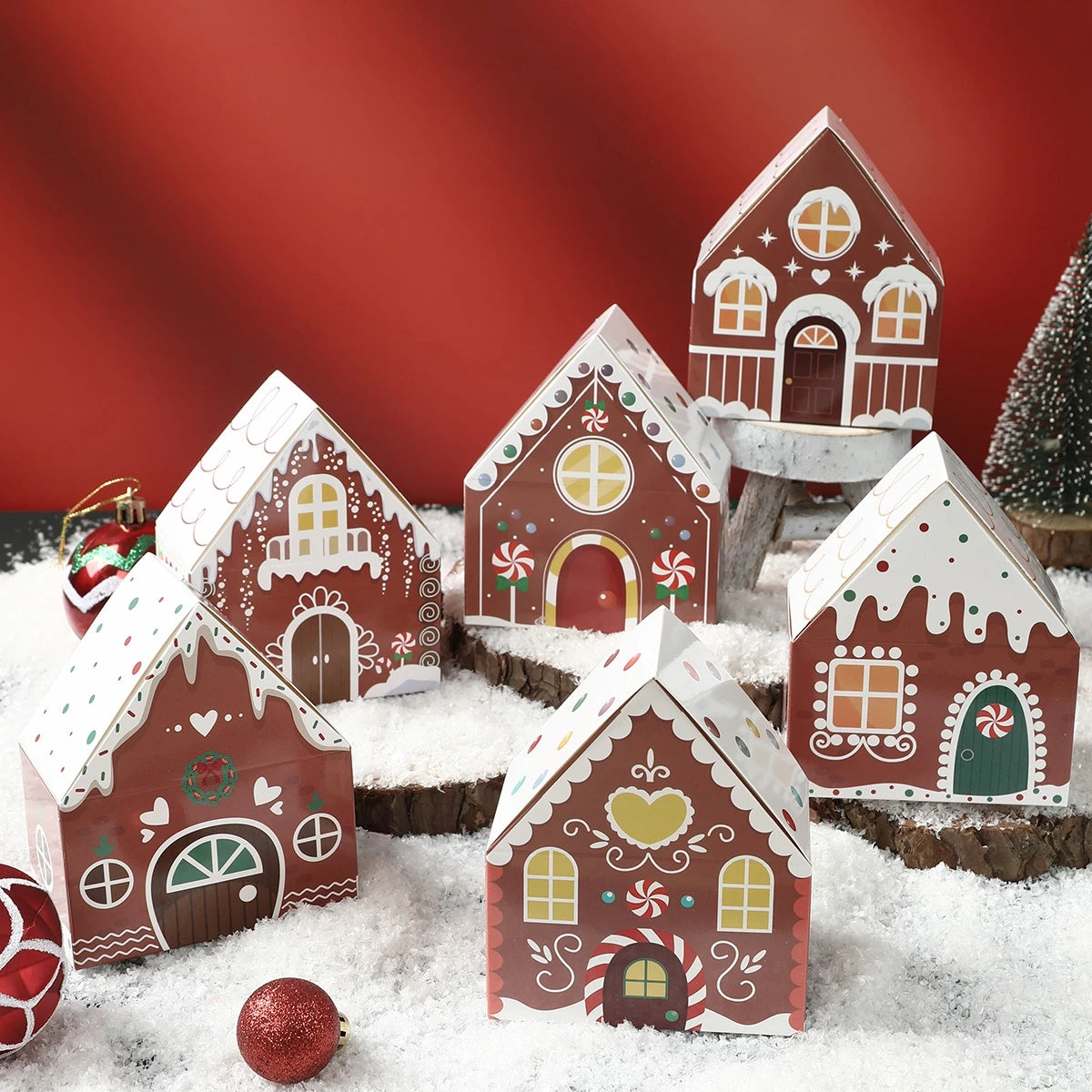 Christmas Gingerbread House Candy Box - Festive Home Decor