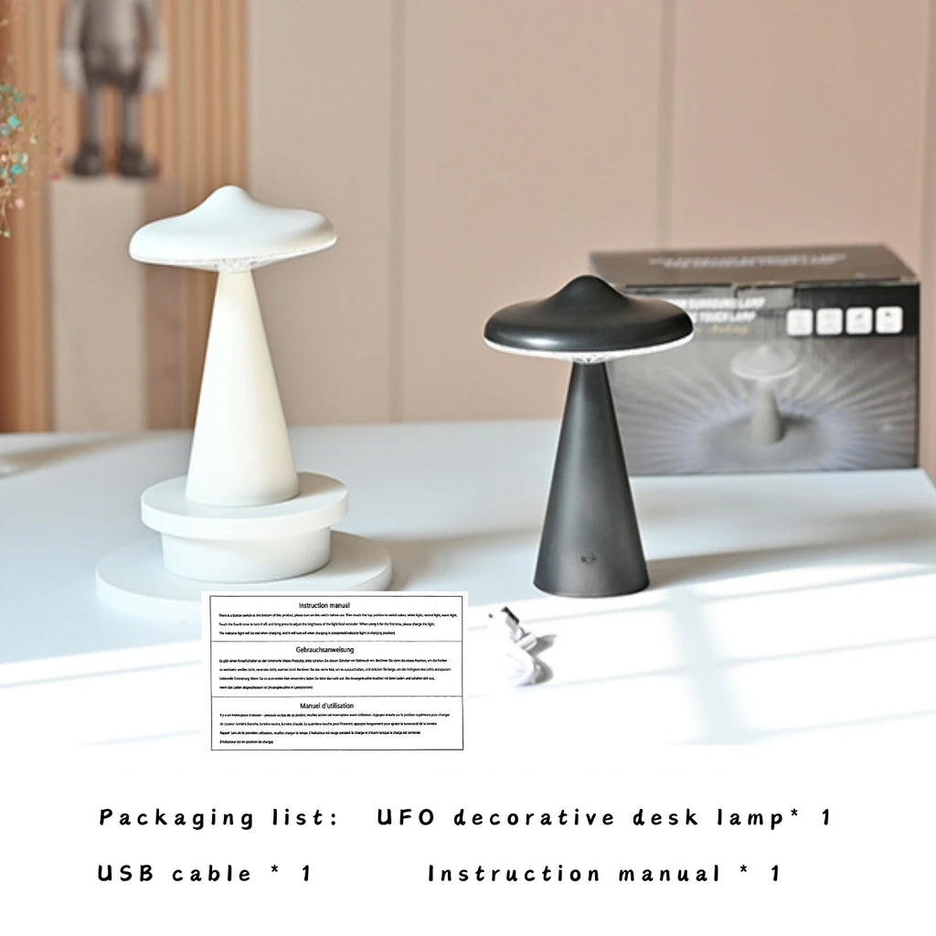Mushroom LED Desk Lamp | Bedroom & Desk Aesthetic