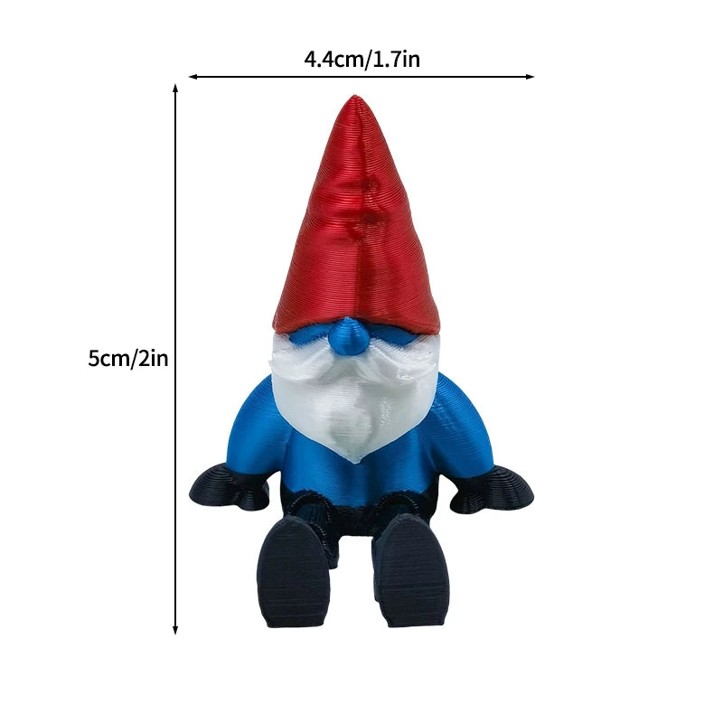 3D Printed Christmas Ornament Santa and Snowman