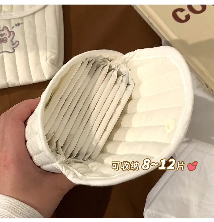 Portable Mini Sanitary Napkin Storage Bag for Students