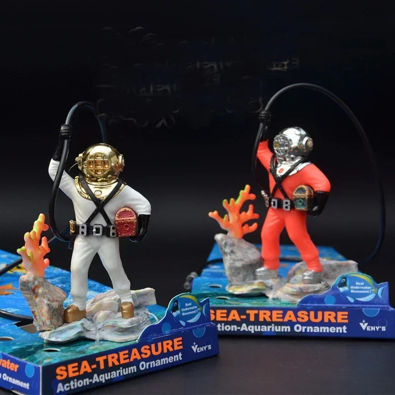 Aquarium Frogman Diver Decoration for Fish Tanks