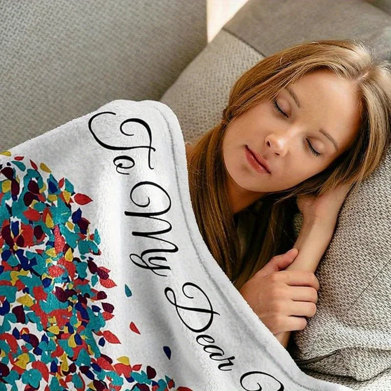 Super Soft Flannel Mom Blanket - Cozy Gift for Mom