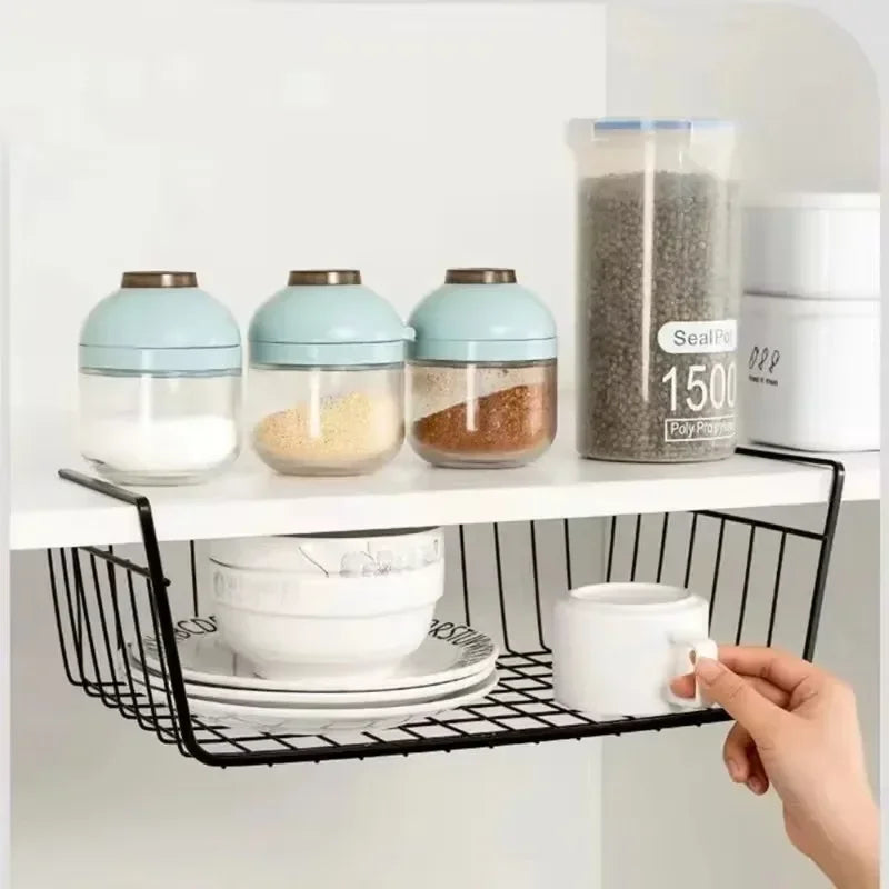 Tiered Storage Shelf | Dorm Kitchen & Wardrobe Organizer | Cozy Aesthetic