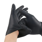 Black Nitrile Gloves for Kitchen & Bathroom Cleaning - 30/50/100PCS