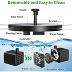 Solar Fountain Pump with 2.5W Eco-Friendly Panel