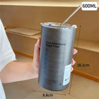 Stylish 600ml Eco-Friendly Insulated Travel Coffee Tumbler