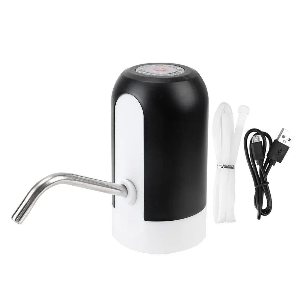 Automatic Water Pump Dispenser - USB Rechargeable with LED Light