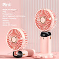 Portable Rechargeable Mini USB Fan with Phone Stand - 5 Speeds