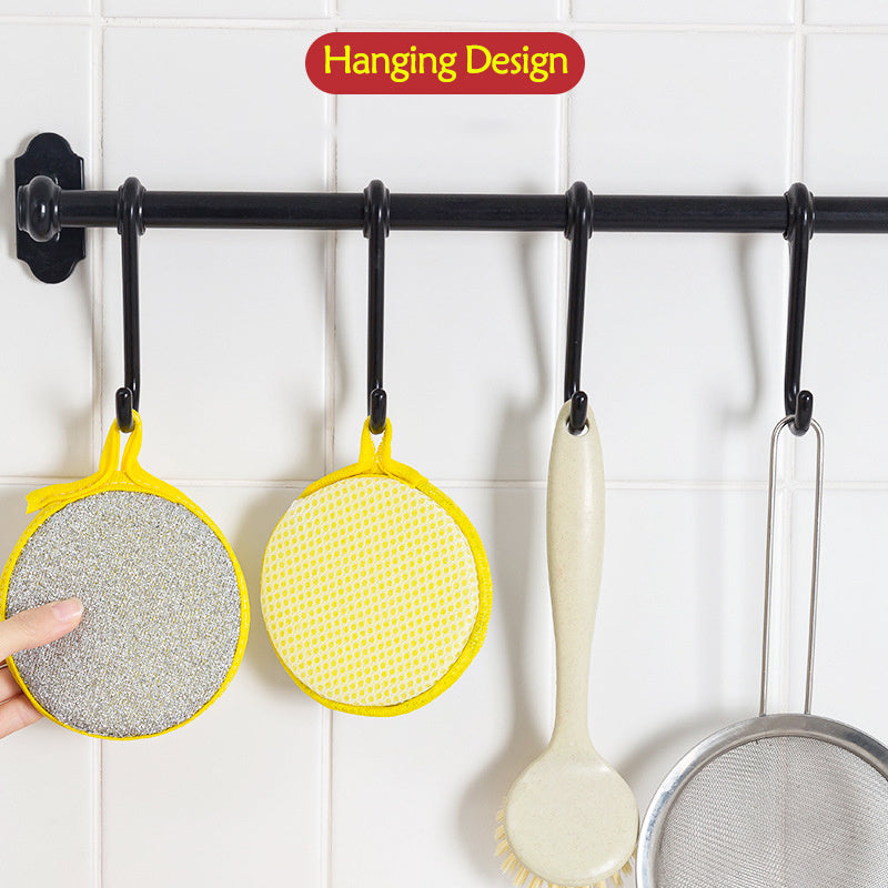 Double-Sided Dishwashing Sponge for Effortless Cleaning