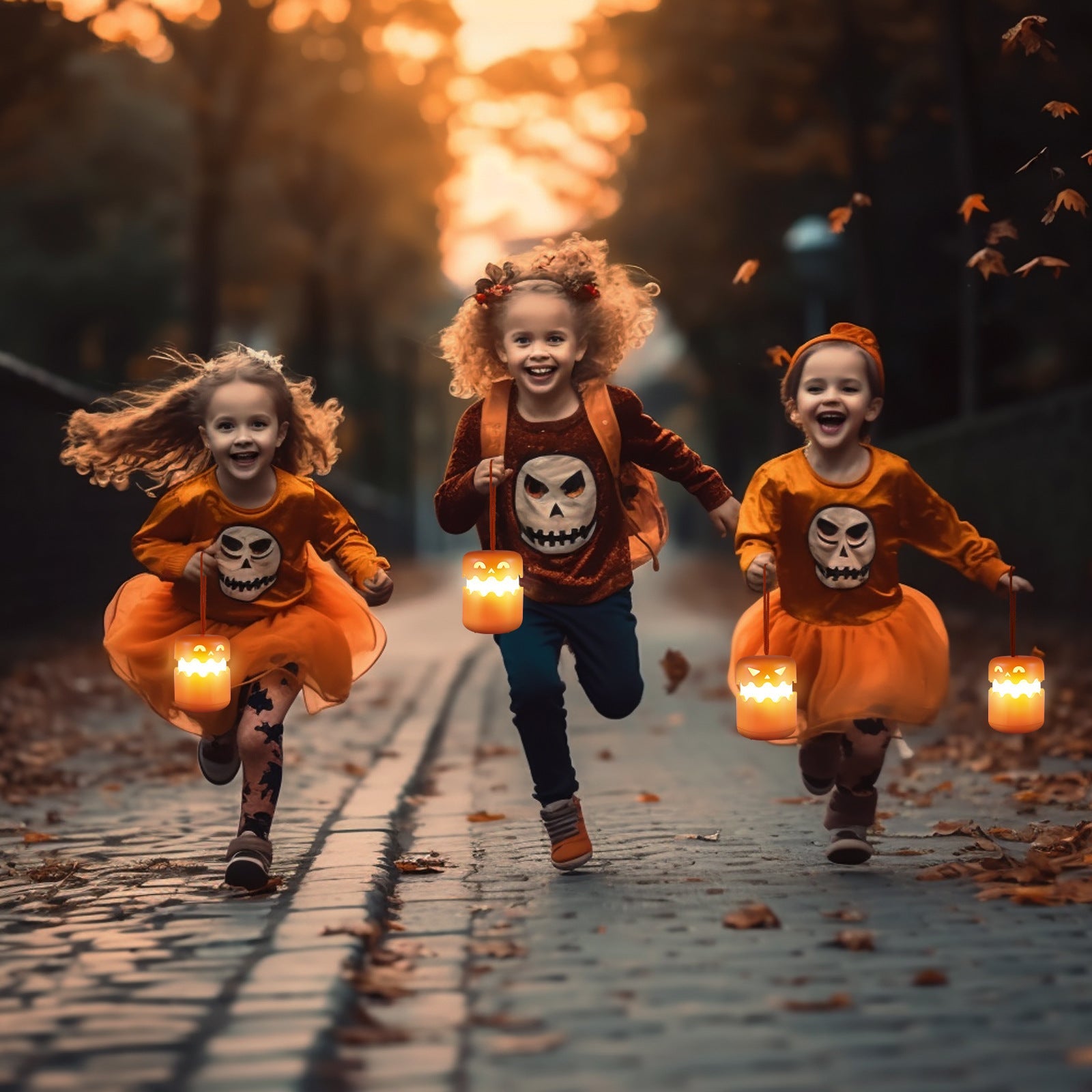 Foldable Halloween Pumpkin Night Light - Portable & Decorative