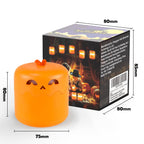 Foldable Halloween Pumpkin Night Light - Portable & Decorative