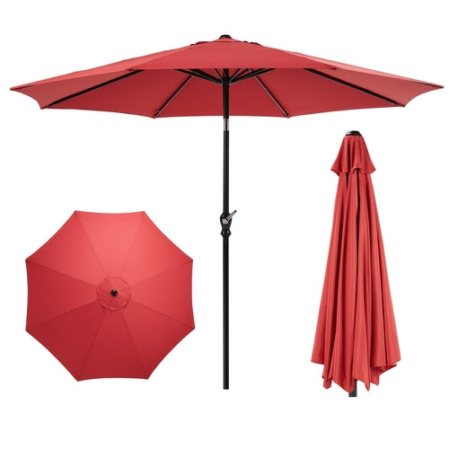 9 Foot Outdoor Patio Umbrella for Sun Protection