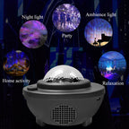 Galaxy Projector with Bluetooth Speaker: Starry Night Light & Music