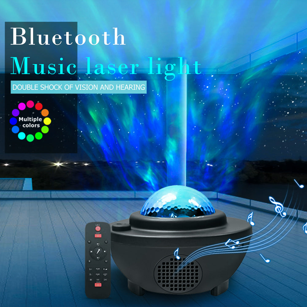 Galaxy Projector with Bluetooth Speaker: Starry Night Light & Music