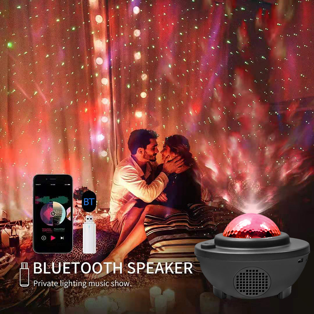 Galaxy Projector with Bluetooth Speaker: Starry Night Light & Music
