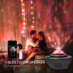 Galaxy Projector with Bluetooth Speaker: Starry Night Light & Music