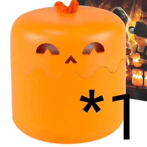 Foldable Halloween Pumpkin Night Light - Portable & Decorative