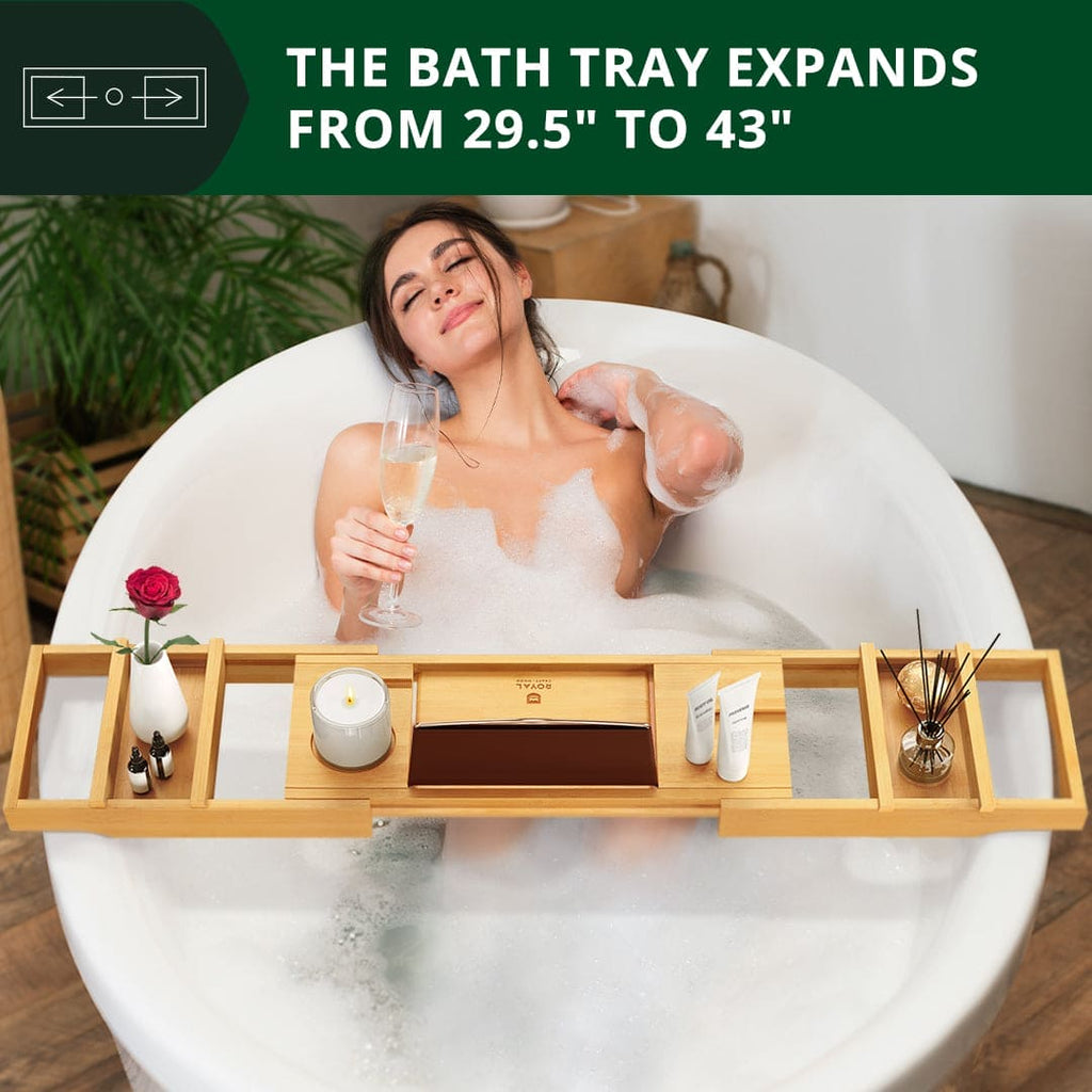 Bathtub Caddy Tray, Natural-2