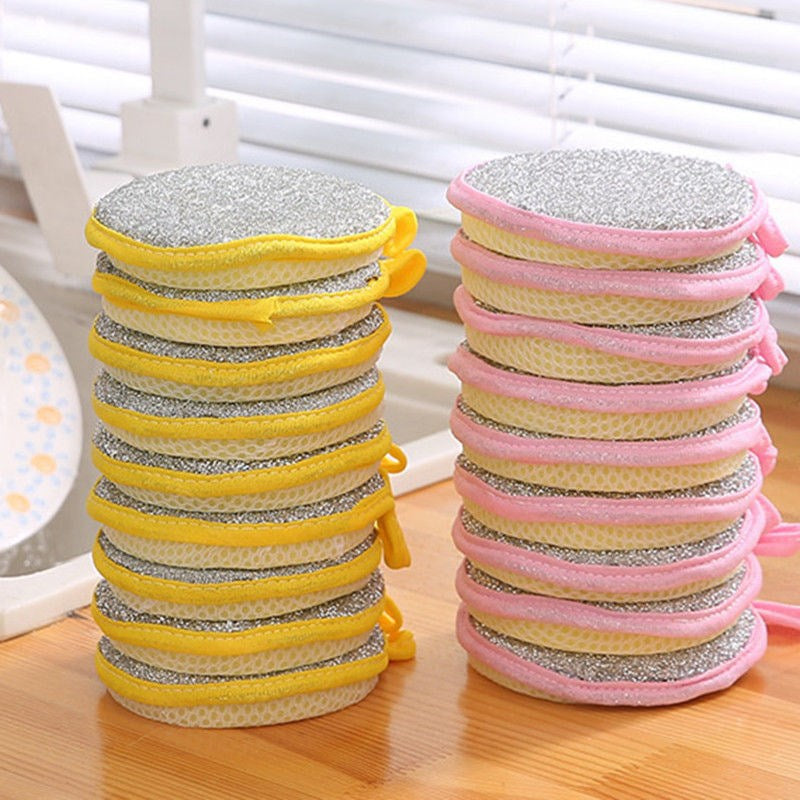 Double-Sided Dishwashing Sponge for Effortless Cleaning