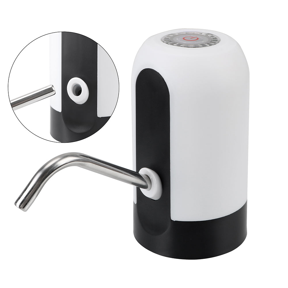 Automatic Water Pump Dispenser - USB Rechargeable with LED Light